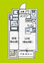 リアコート上新庄の物件間取画像